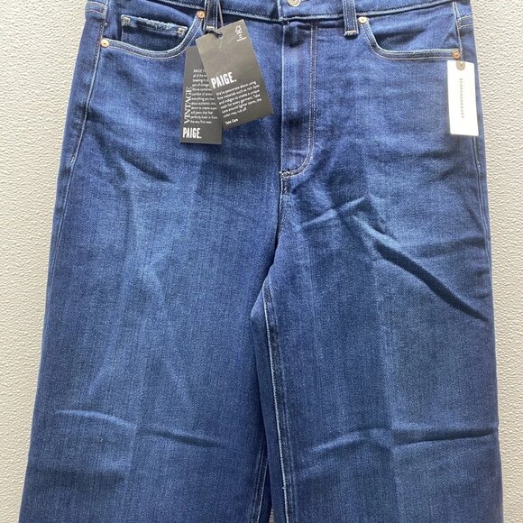 Paige “Anessa” High-Waist Ankle Wide-Leg Jeans – Size 29x26 (NWT) - Picture 10 of 11